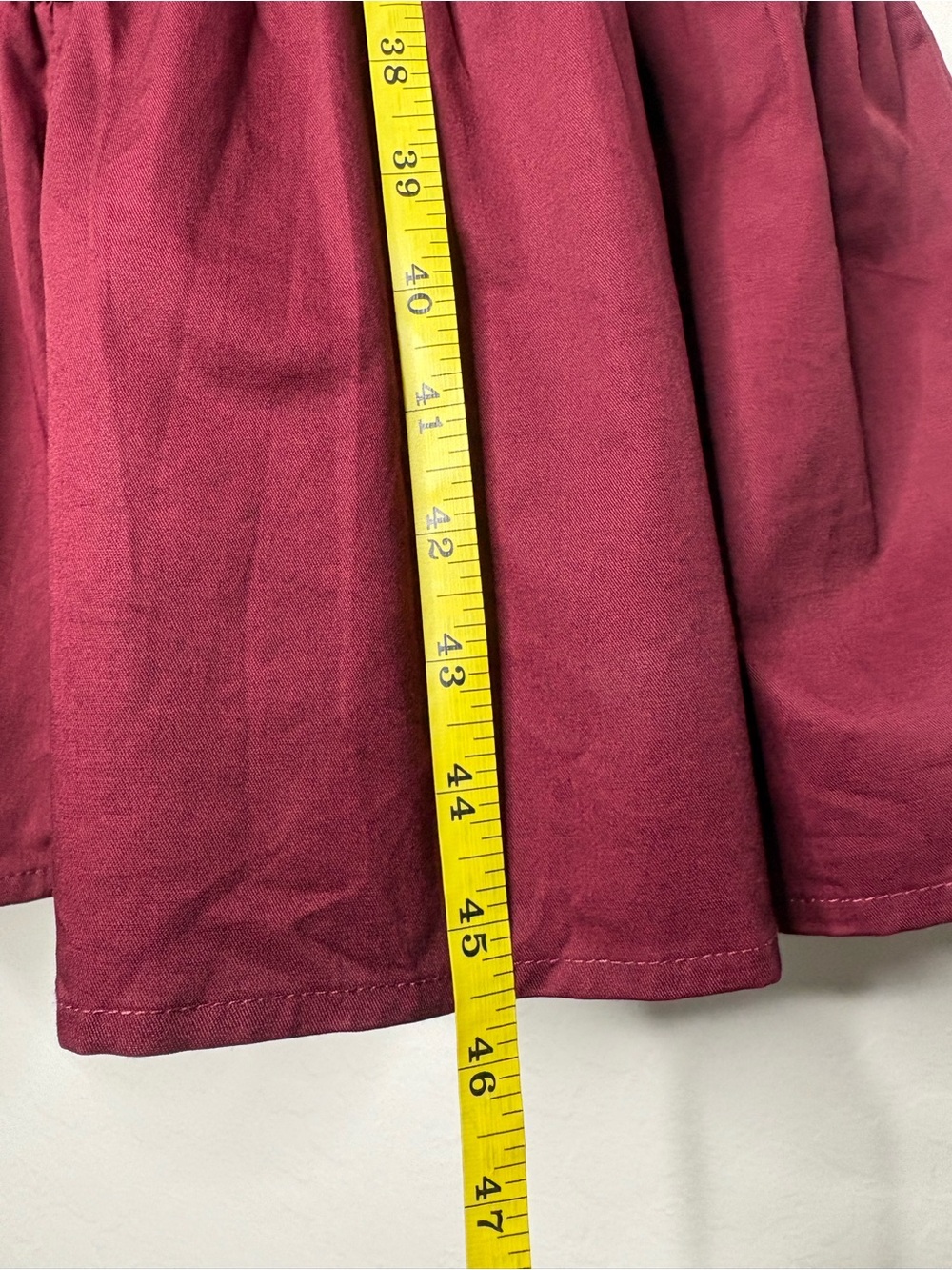 Ivy City Co Wine Red Smocked Addie Dress Size Medium Holiday Christmas NWT - Picture 12 of 14